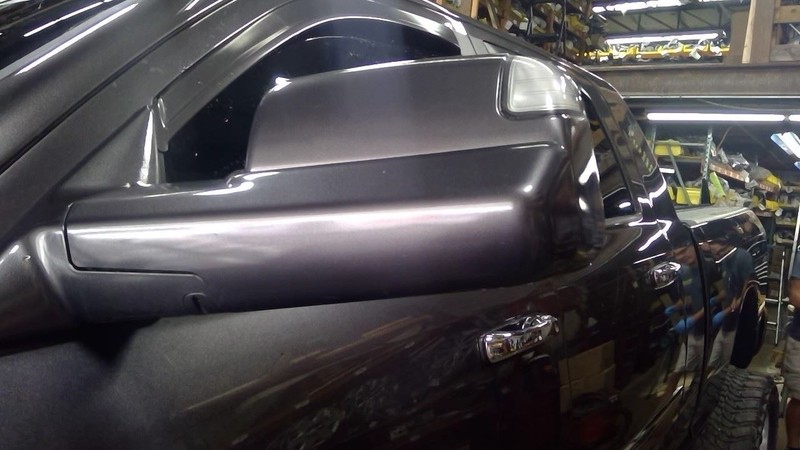 Driver Side View Mirror Power 7x11" Black Fits 15-18 DODGE 2500 PICKUP 1786826