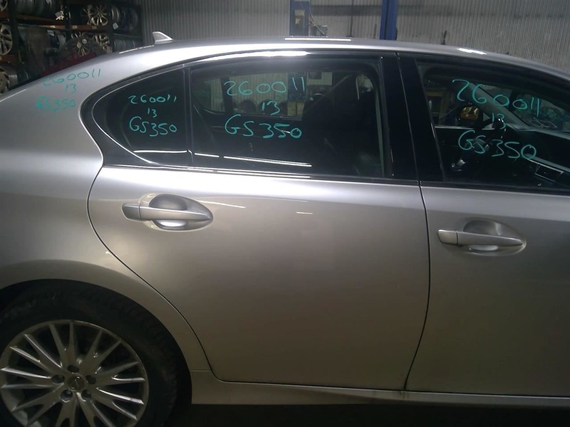 Passenger Right Rear Side Door With Sunshade Fits 13-19 LEXUS GS350 1733799