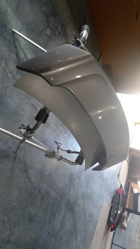 2015 Mitsubishi Lancer OEM Grey Deck Lid Trunk Lid Used 344569