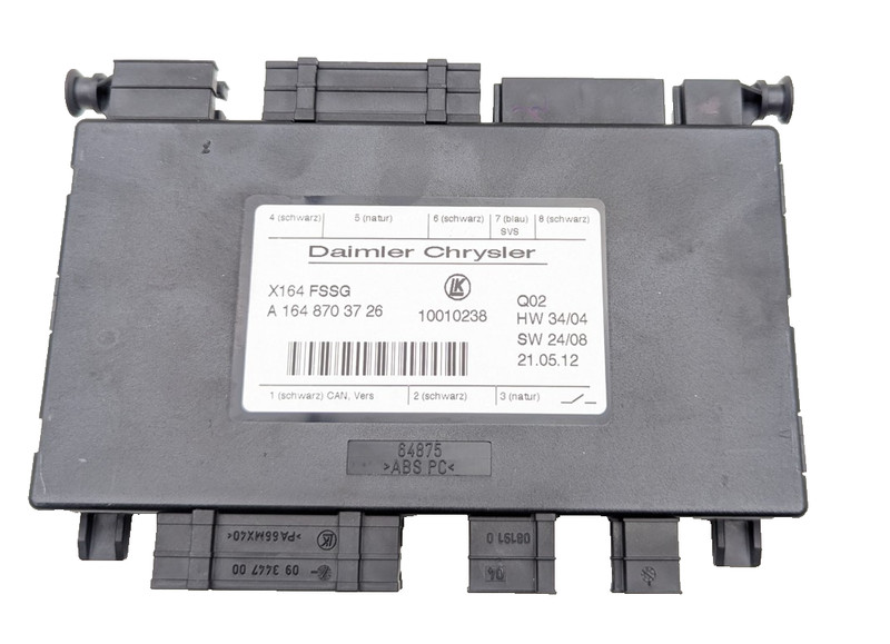 07-12 Mercedes X164 GL320 GL550 Third Seat Row Power Folding Control