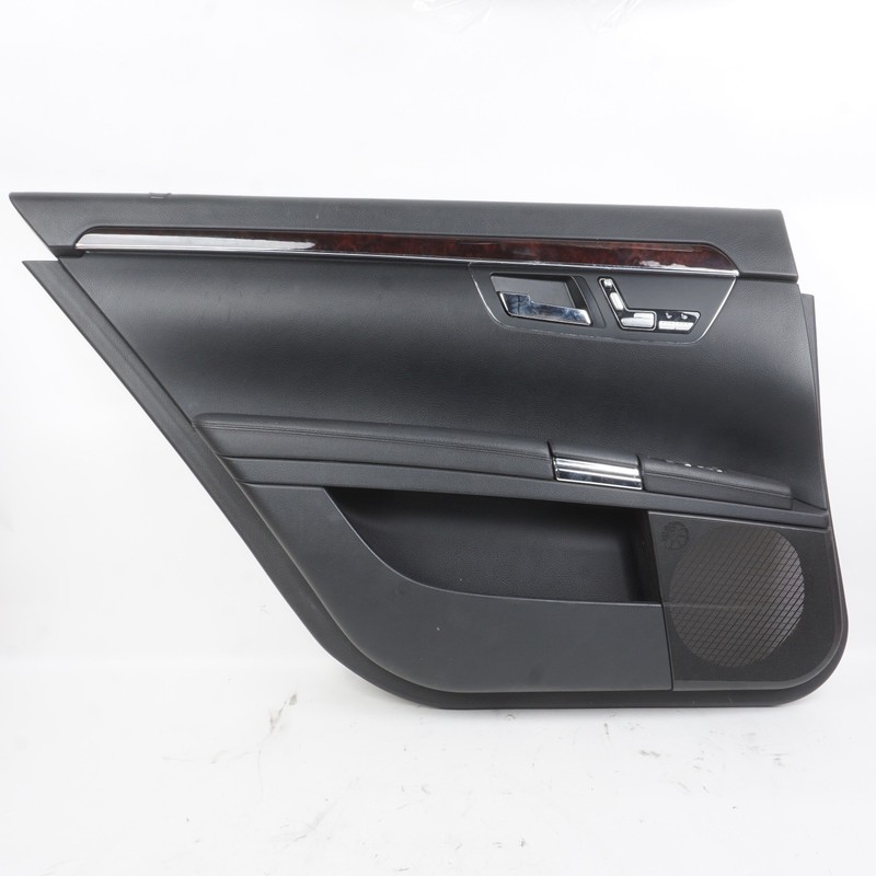 2007 - 2013 Mercedes S550 S600 Left LH Driver Rear Door Trim Panel Black