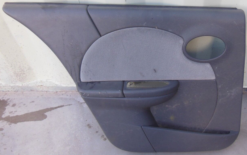 2005 Saturn Ion Level Left Rear Inner Door Cover Panel Grey Driver Side Trim 04