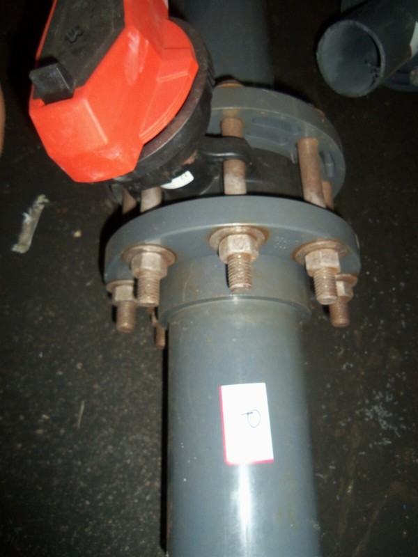 Georg Fischer +GF+ Type 567 DN100 4" Butterfly valve Assy "P" *FREE SHIPPING*