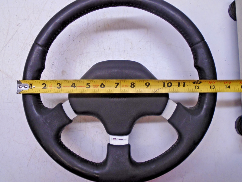 ZZ2 US Marine DINO Standard Boat Steering Wheel 13.5" 3-Spoke 1-Key
