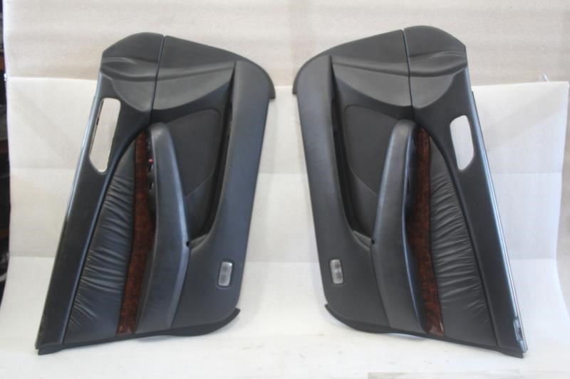 1999 2000 2001 2002 2003 ACURA TL LEFT RIGHT FRONT DOOR TRIM PANELS BLACK