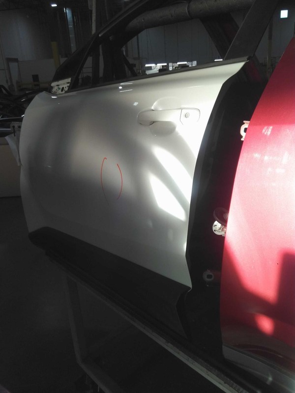 2020 Toyota C-HR Left Door White SCUFFED 647855 4DR SUV OEM Used Parts