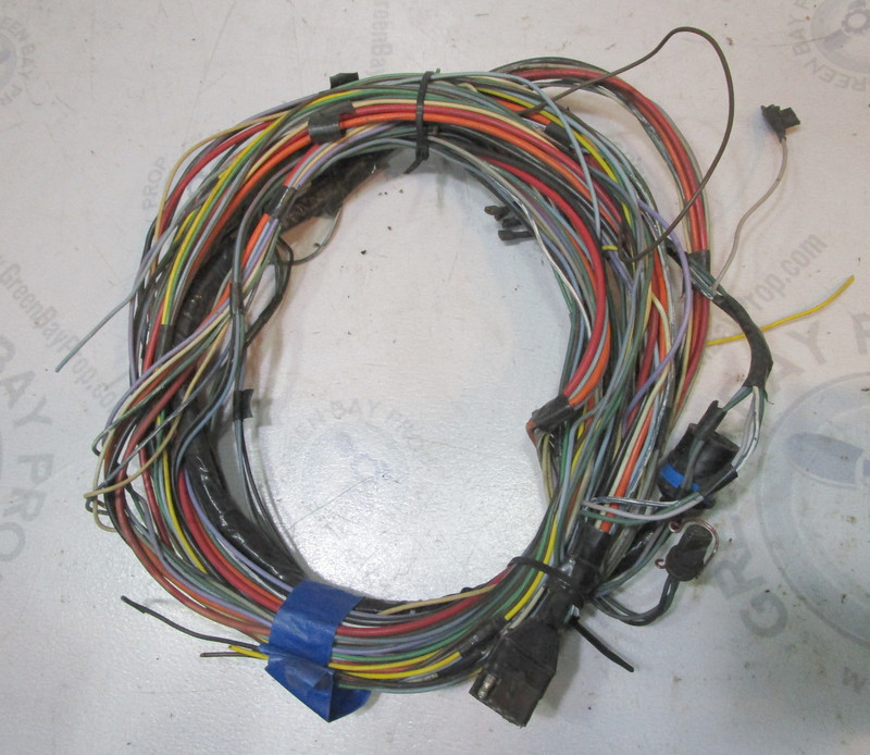 1976 OMC Stringer Ford V8 240 HP Engine to Dash Wire Harness 20 Ft 10 Pin Prong