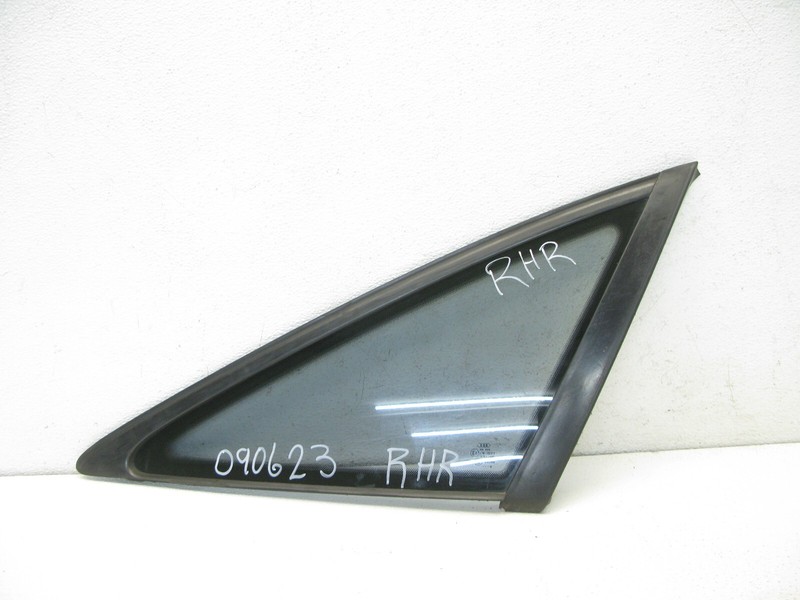 05-11 AUDI C6 A6 S6 SEDAN REAR RIGHT PASSENGER SIDE WINDOW QUARTER GLASS OEM 090
