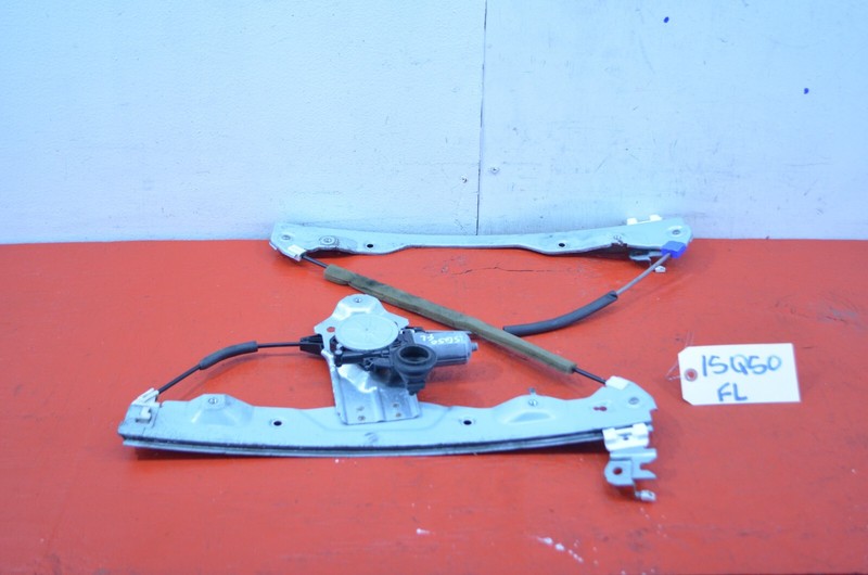 14-18 INFINITI Q50 FRONT LEFT DRIVER SIDE WINDOW REGULATOR W MOTOR OEM