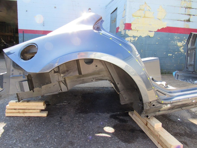 11 12 Fisker Karma 2012 Rear Right Quarter Body Panel Structural Metal Cut Y2