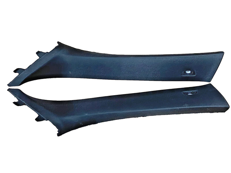 OEM 14 15 16 17 BMW F15 X5 FRONT RIGHT & LEFT A PILLAR BLACK COVER TRIM #A0.02