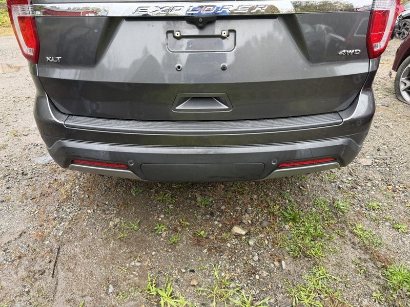 2018-2019 Ford Explorer Rear Bumper Cover Repainted With Parking Assist Gray