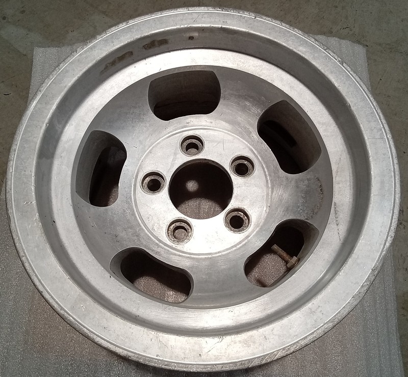 14 x 7 Vintage Slotted Mag Wheel 5 x 4-3/4" bolt pattern made in Japan rim