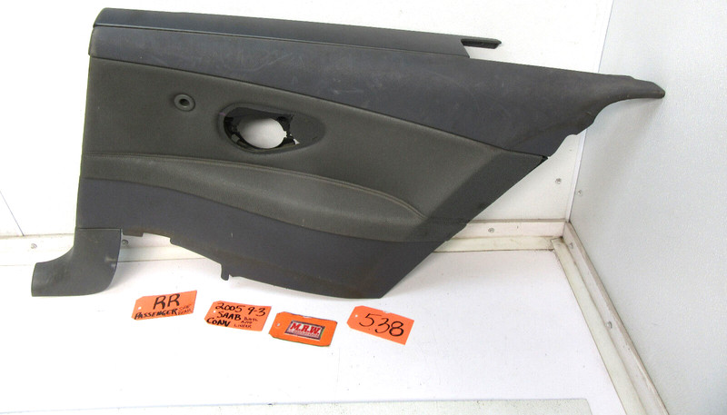 DOOR PANEL REAR INTERIOR TRIM QUARTER PANEL BACK SEAT 04-11 SAAB 9-3 CONVERTIBLE