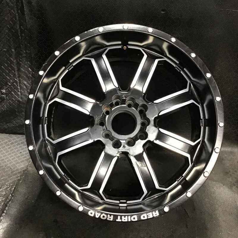 After Market ((( Red Dirt Road )))Wheel 20 x 9 Machined Painted After Market.