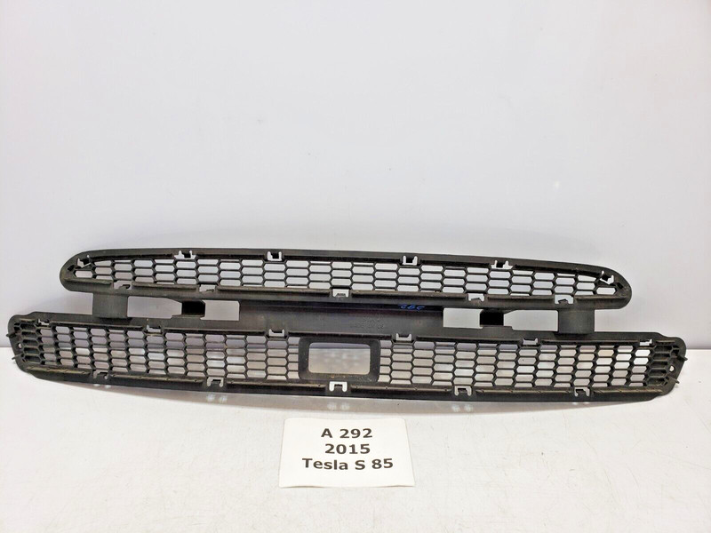 ✅ 2012-2016 OEM Tesla Model S Front Bumper Lower Grille Black