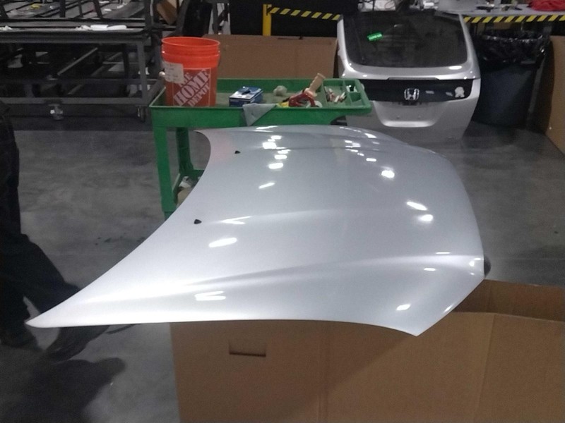 2017 Mitsubishi Outlander Sport Hood Panel Silver OEM 5900A414 Used 102K