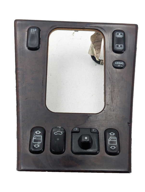 98-03 Mercedes W208 CLK320 CLK430 Center Console Shifter Bezel Mirror Switch 25B