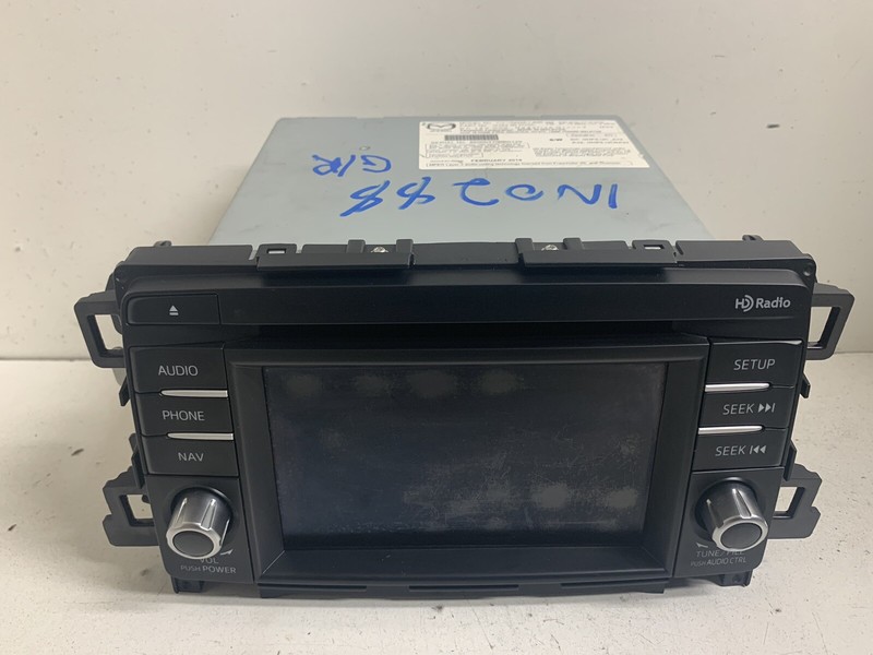 2013-2014 Mazda CX5 w GPS Single Disc CD Radio Stereo 6 Speaker GJS2 66 DV0C