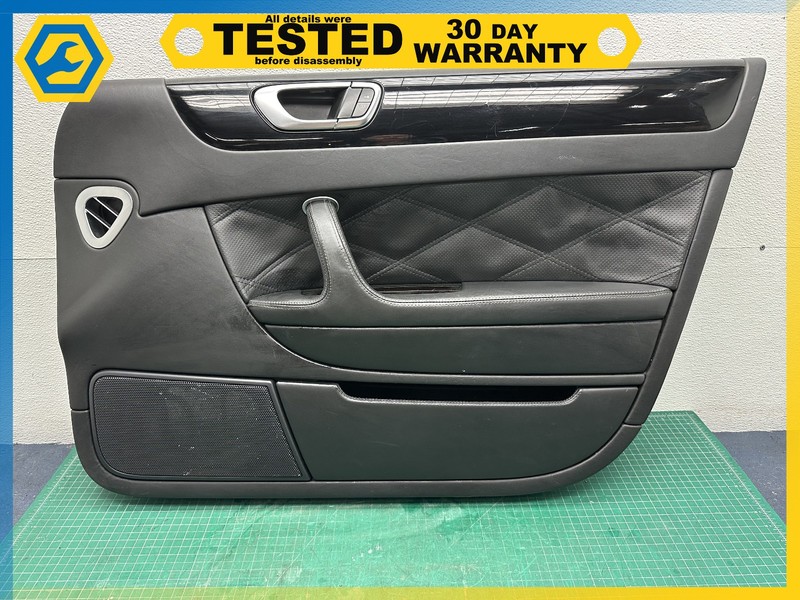 06-12 BENTLEY Flying Spur FRONT RIGHT INTERIOR DOOR PANEL TRIM OEM