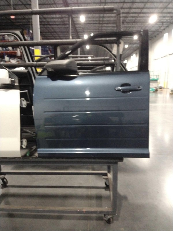 2018 Ford Flex Front Left Door Blue Used OEM 584378 78K Miles