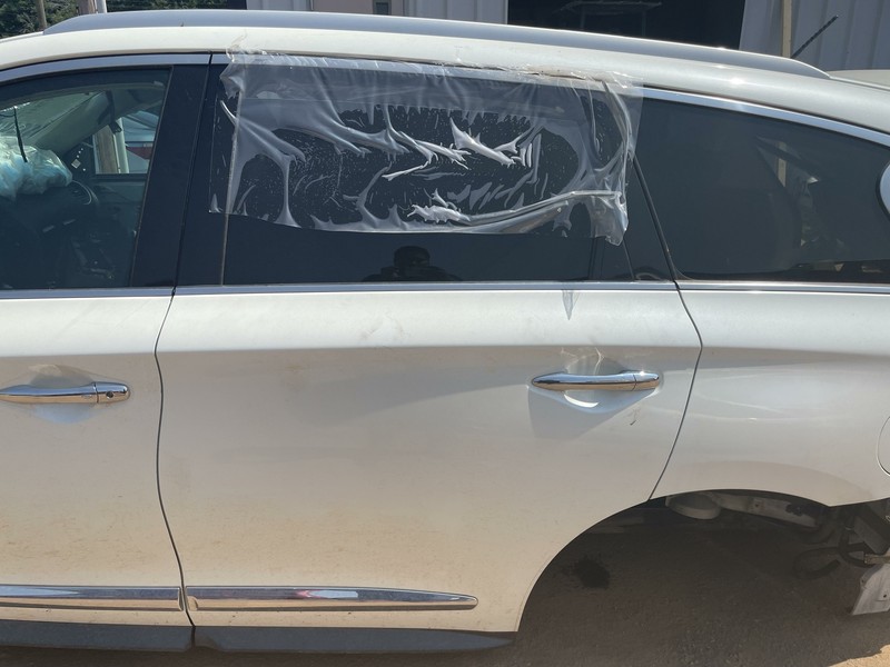 2014-2015 INFINITI QX60 REAR LEFT LH DRIVER SIDE DOOR WHITE QAB