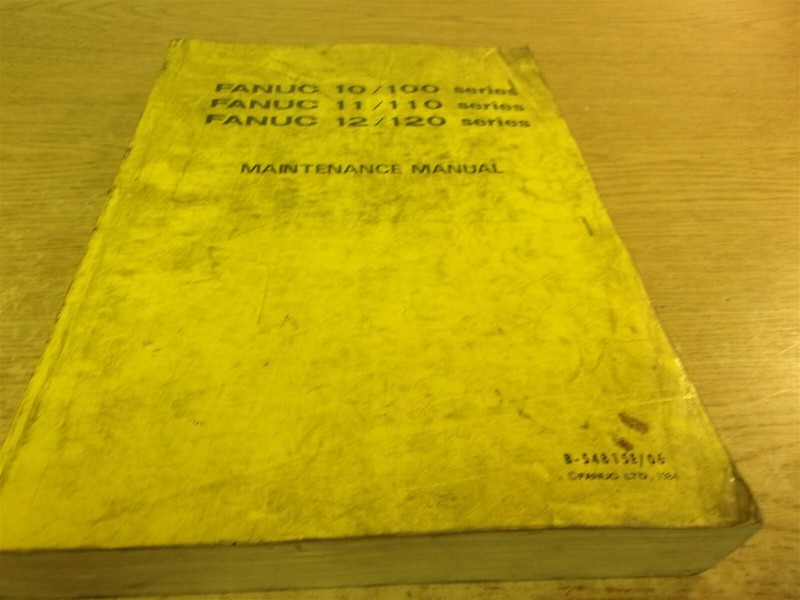 GE Fanuc B-54815E/06 11/110 12/120 10/100 Maintenance Manual *FREE SHIPPING*