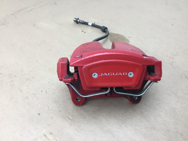 Jaguar XE S 2018 Front Left Driver Brake Caliper Red 16-19 |:M