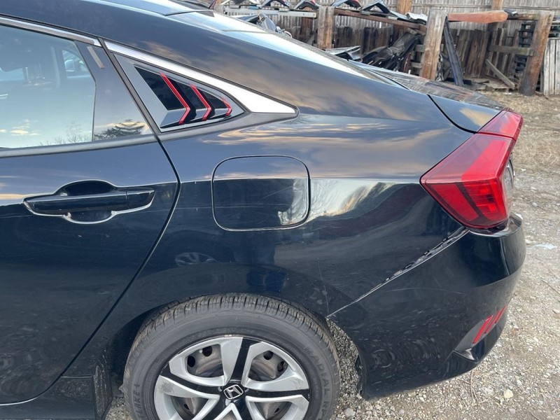 2016-21 HONDA CIVIC LEFT QUARTER PANEL BLACK PC:NH731P 2.0L AT FWD 87K LX 63556