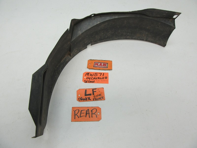 FENDER SPLASH SHIELD WHEEL MUD FLAP DRIVER REARWARD BACK HALF INNER for CAVALIER