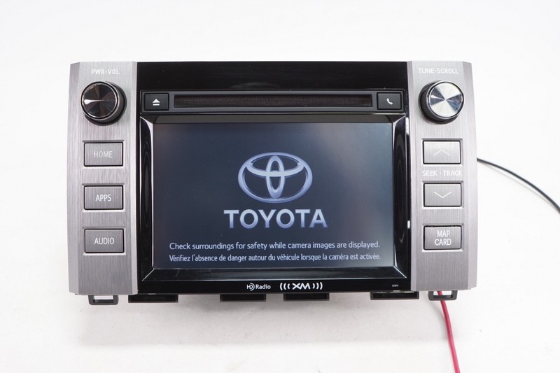 TOYOTA TUNDRA Navigation Radio AM-FM CD Player Info Display Head OEM 2014 - 2016