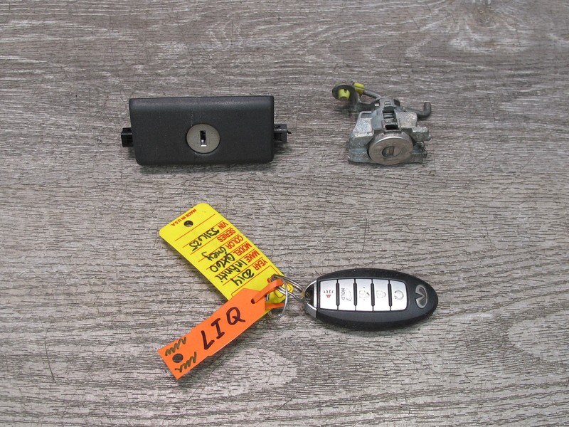 2014-2020 INFINITI QX60 DOOR GLOVE BOX HANDLE LOCK CYLINDER KEY SET
