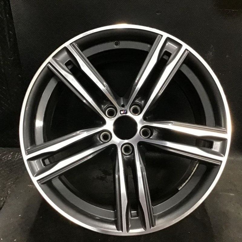 Wheel 20x8-1/2 Alloy Front 5 Double Spoke Fits 12-19 BMW 640i 71107