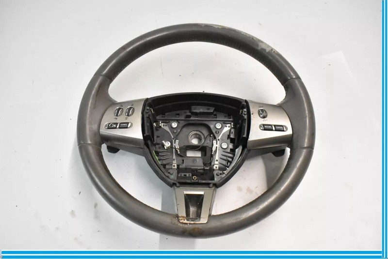 09-11 Jaguar X250 XF 3 Spoke Steering Wheel W/ Cruise Controls 8X23CCLEG OEM