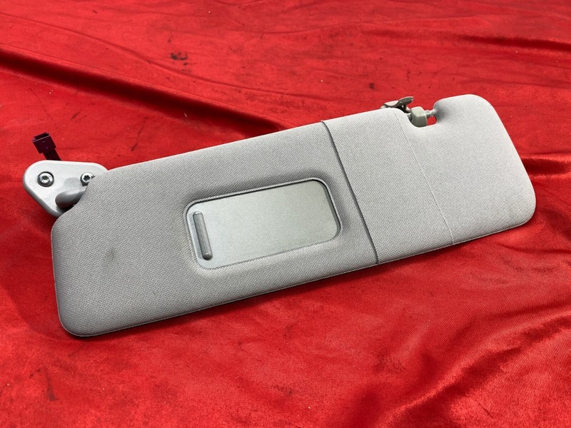 12-19 BMW F06 F13 640 650 M6 Left Upper Sun Visor Shade Alcantara Trim Gray OEM✅