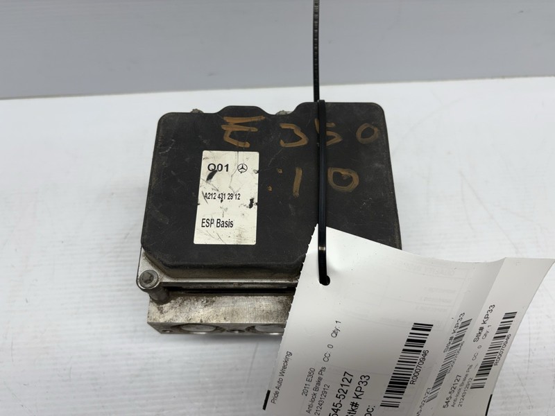 2010-11 Mercedes E350 E550 ABS Antilock Brake Pump A2124312912 2124312912