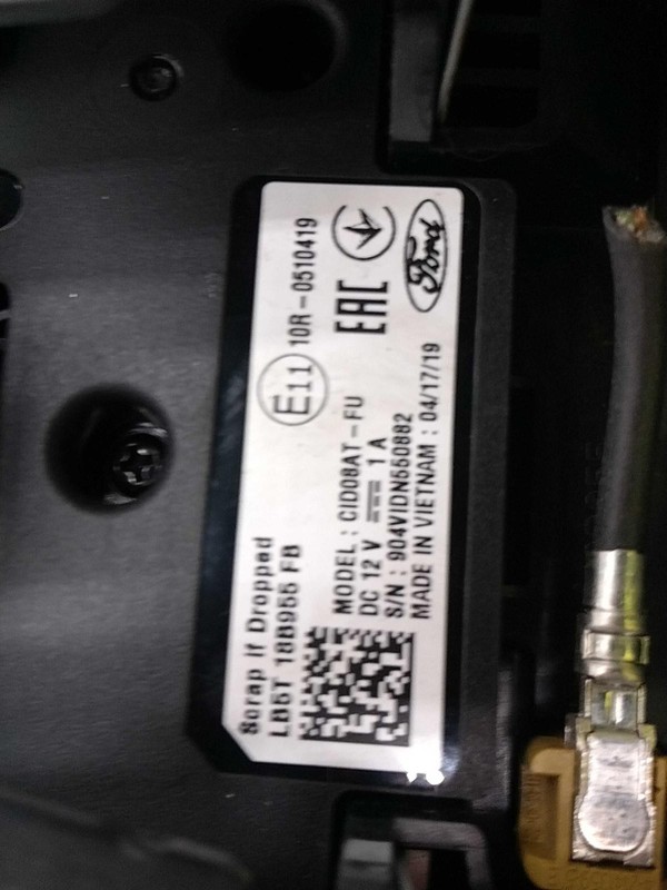 2020 Ford Explorer Infotainment Display OEM Blue 63K Miles NJ25-27389-697877