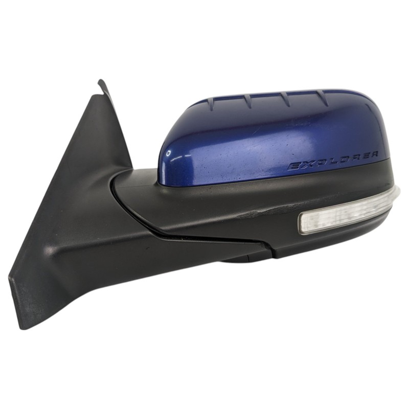 2011 12 13 14 15 Ford Explorer Driver Left Side View Power Door Mirror Blue OEM