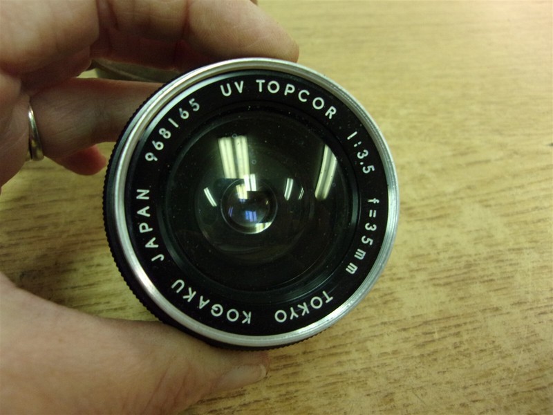 Tokyo Kogaku Japan 968165Topcor 1:3.5 F=35mm Lens w/ Case "B"and A lot of 2