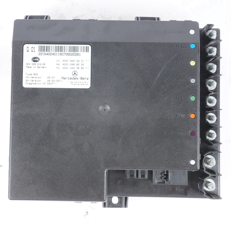 07-13 Mercedes W221 S550 S600 Electric Power Supply Control Fuse Box ModuleOEM