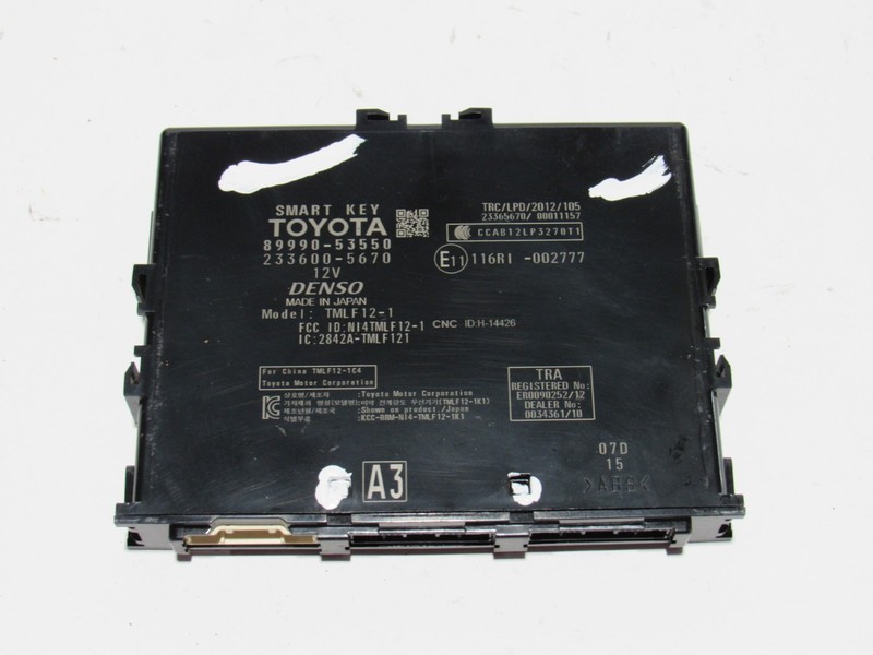 Lexus IS300 2020 Smart Key Control Module Unit 14-21 *