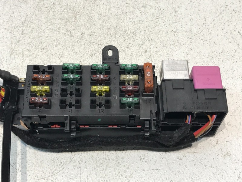92-99 Mercedes W140 S500 Rear SAM Fuse Relay Box Panel OEM 1405454840