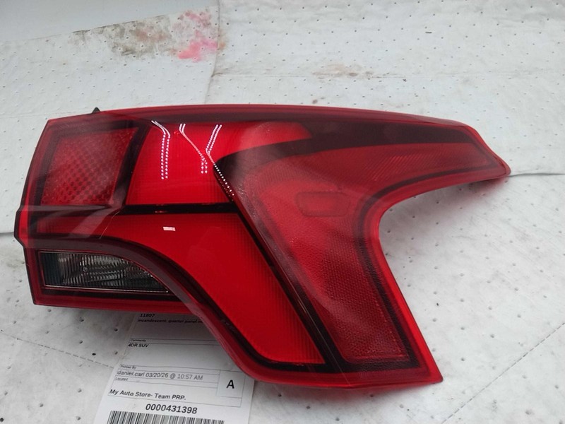 2022 Hyundai Santa Fe Left Blue Tail Light Assembly, Used, 59000 Miles