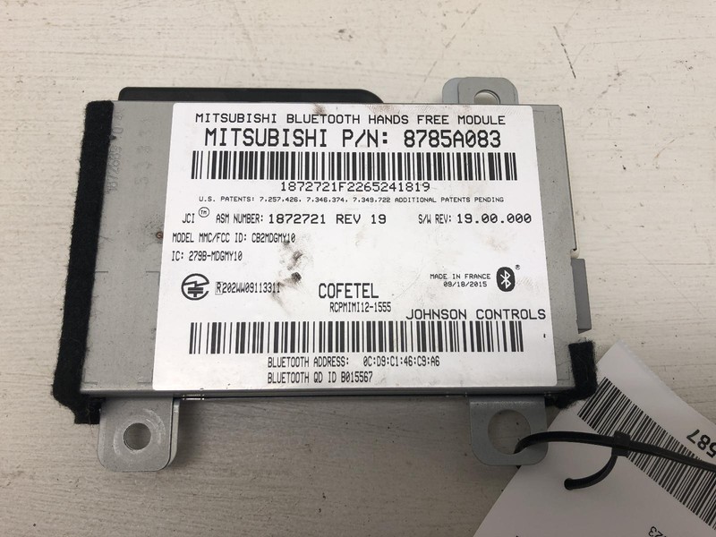 11-'18 OUTLANDER SPORT Communication bluetooth module OEM 1 Year Wnty!