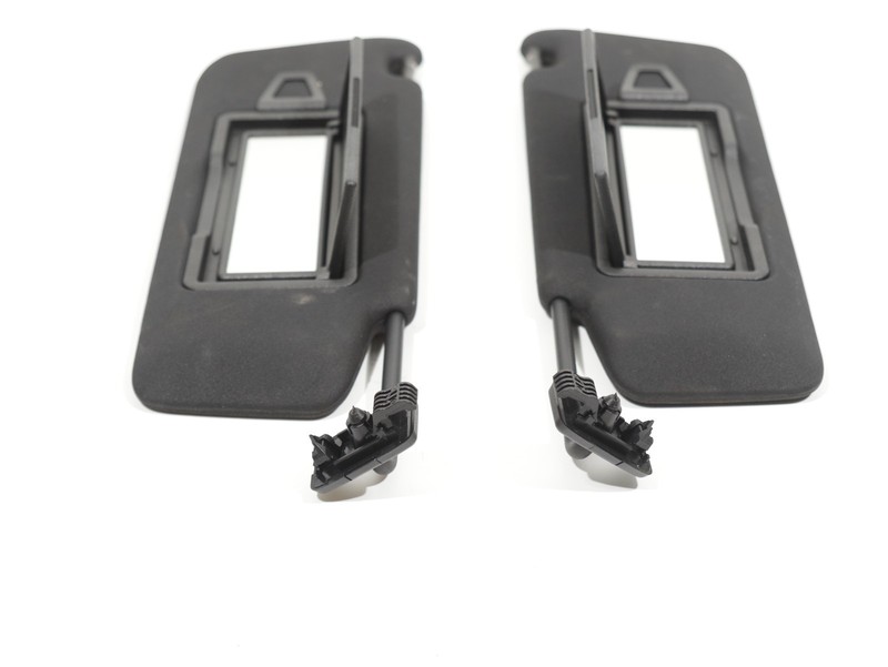 2012-2014 Mercedes C250 C300 С350 Front LEFT & RIGHT Sun Visor Pair Black OEM