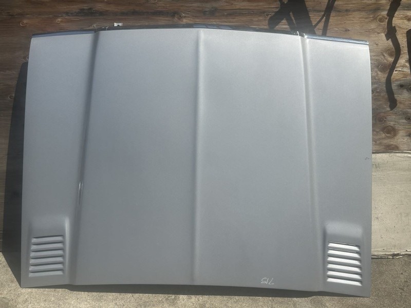 1979 1980 1981 HONDA ACCORD SEDAN HOOD PANEL SILVER WITH CHROME TRIM