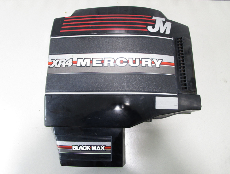 2150-7619A6 Mercury Mariner Outboard V6 XR4 Black STBD Right Cowl Engine Cover