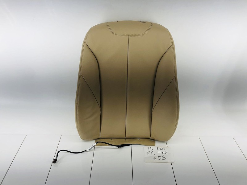 13-18 BMW 320I F30 SEAT FRONT RIGHT SIDE UPPER CUSHION PAD BEIGE OEM #56