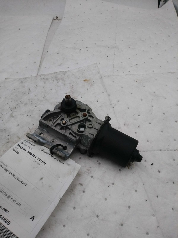 2015 Acura TLX Wiper Motor OEM 76505TZ3A01 108K Miles White 4DR