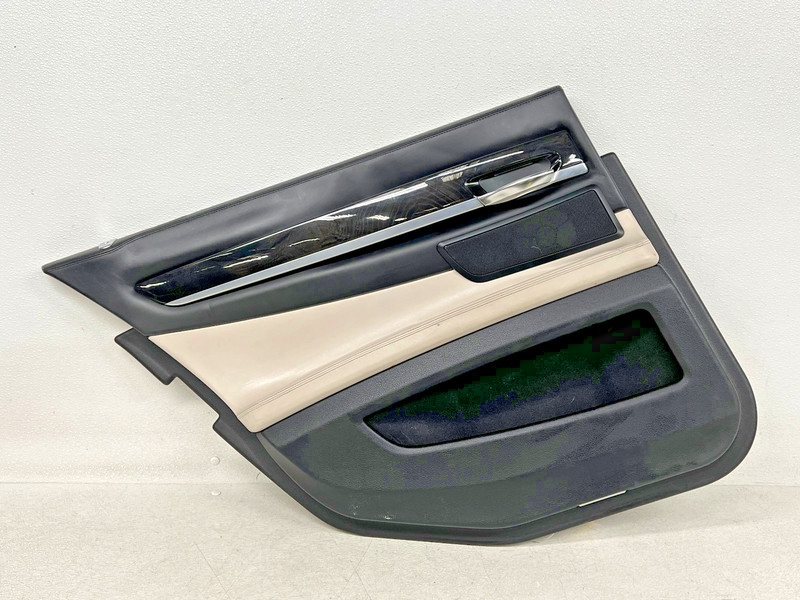 ⭐2013-2015 BMW 7-SERIES REAR LEFT SIDE LH INTERIOR DOOR TRIM PANEL OEM LOT2715